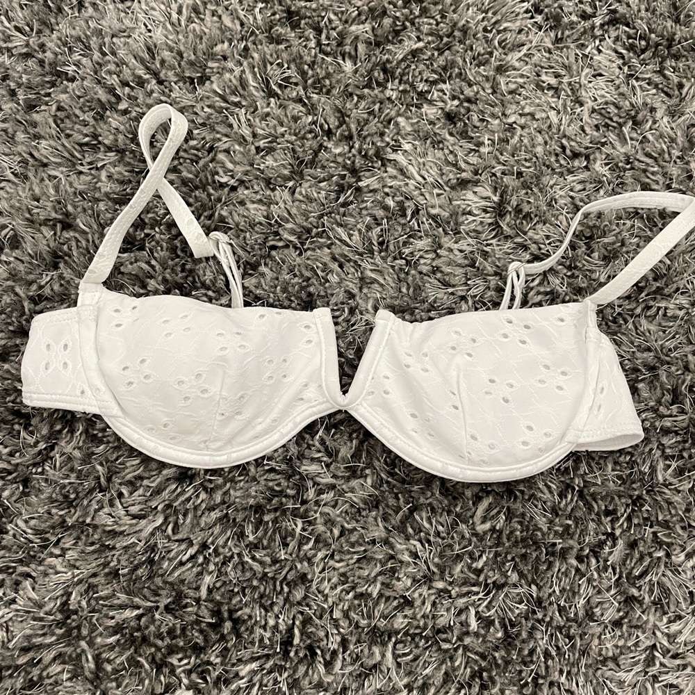 White bikini top